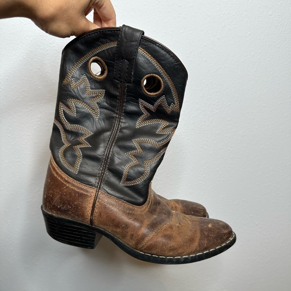 Cody James cowboy boots men’s size 6 black brown leather